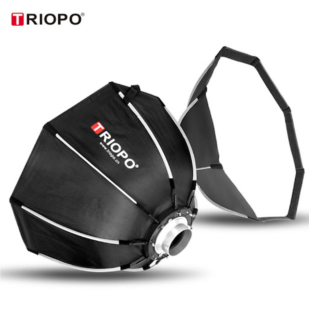 Softbox bát giác thao tác nhanh Triopo K2-120Tổ Ong ngàm Bowen